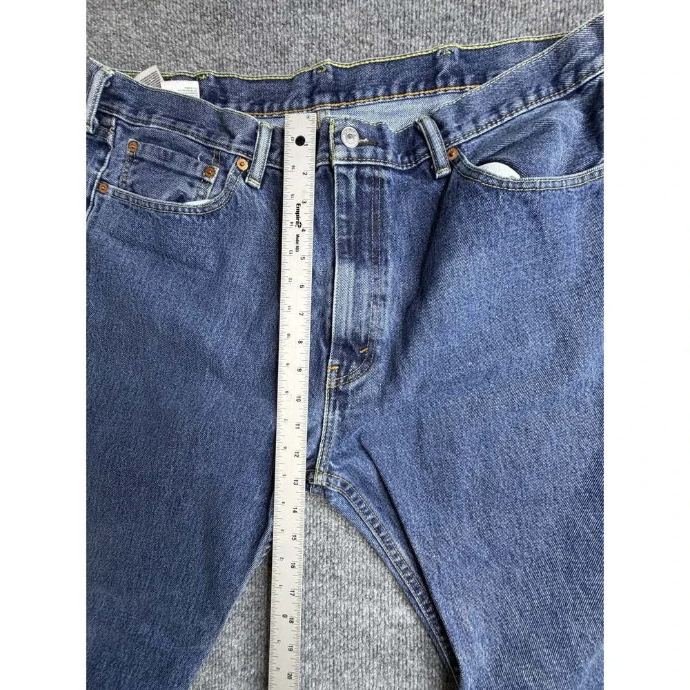 Levis 505 Jeans‎ Men's 40x30 Regular Fit Straight Leg Blue Cotton Denim